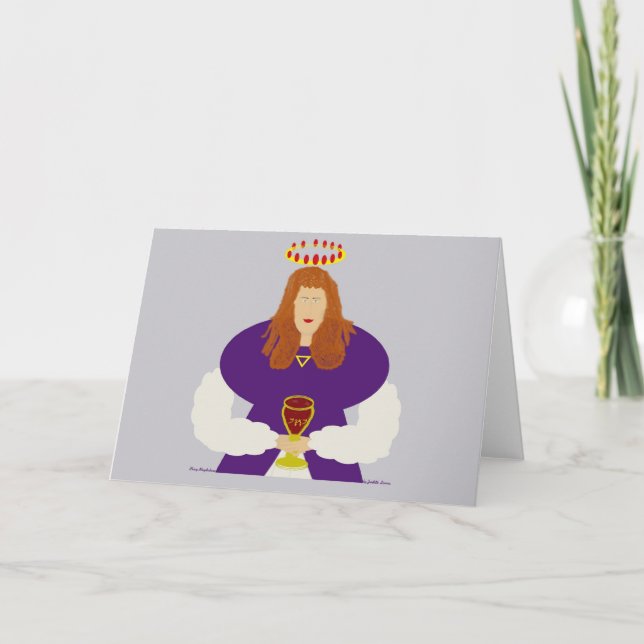Tarjeta Saludo de Maria Magdalena (Anverso)