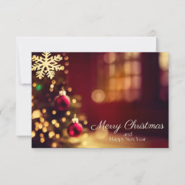 Tarjeta Saludo de Navidad de Brown Merry