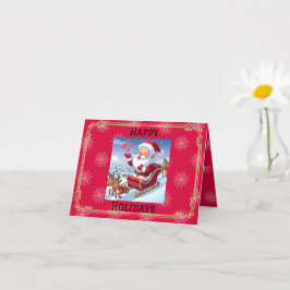Tarjeta Saludo de Navidad de Santa Te Ama