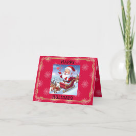 Tarjeta Saludo de Navidad de Santa Te Ama