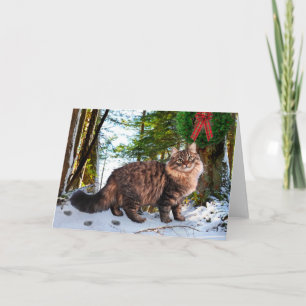 Tarjeta Saludo De "Navidades En El Bosque"