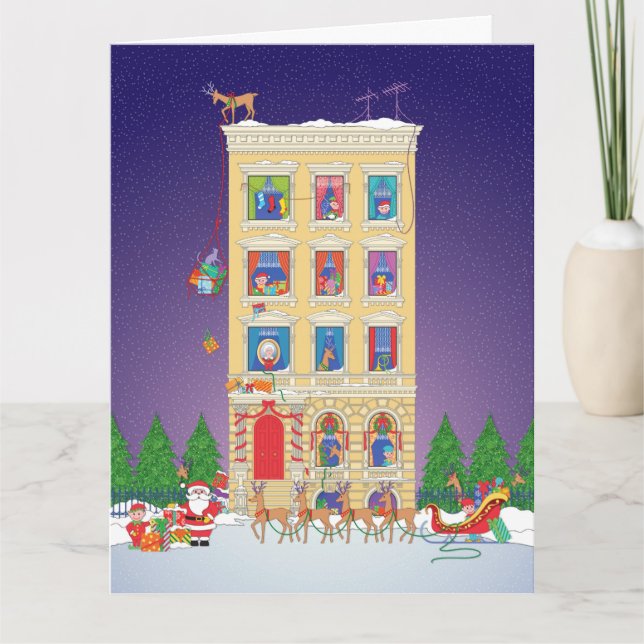 Tarjeta Saludo de Nochebuena (Anverso)