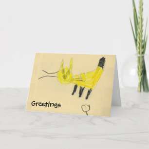 Tarjeta Saludo de Q-KAT