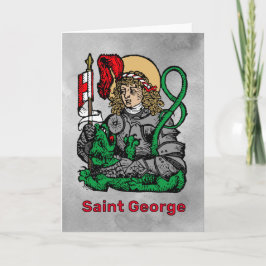 Tarjeta Saludo de San Jorge y el Dragón (Nuremberg)