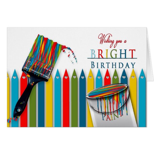Tarjeta SALUDO del CUMPLEAÑOS - BRILLANTE -