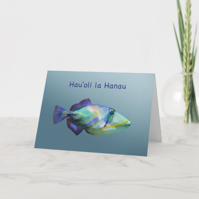 Tarjeta Saludo del cumpleaños de Humu (Anverso)