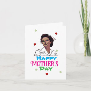 Tarjeta Saludo del Día de la Madre para enfermeras 