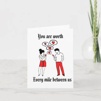 Tarjeta Saludo del día de San Valentín para relación a lar