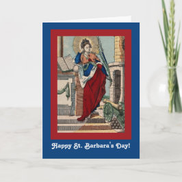 Tarjeta Saludo del Día de Santa Bárbara (M 007)