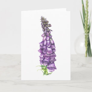 Tarjeta Saludo del espacio en blanco de la flor del