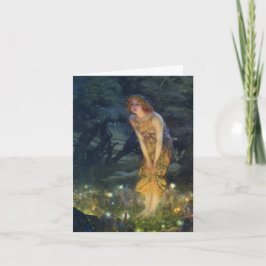 Tarjeta Saludo del solsticio de verano del Bello Artes de