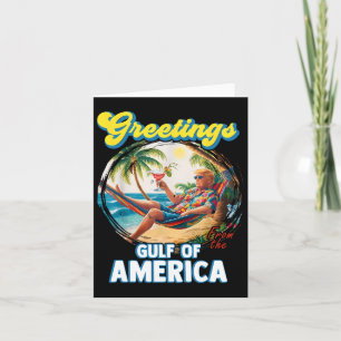 Tarjeta Saludo Desde El Golfo De Estados Unidos Trump