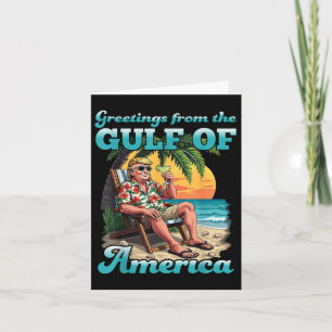 Tarjeta Saludo Desde El Golfo Patriótico De Eeuu América