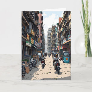 Tarjeta Saludo desde la India