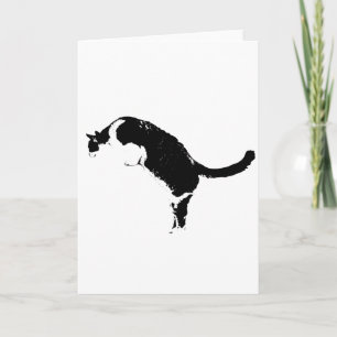 Tarjeta Saludo directo de gato