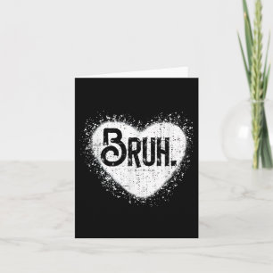Tarjeta Saludo divertido hermano meme para adolescentes ch