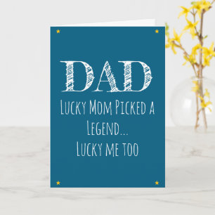 Tarjeta Saludo divertido y ocurrente para el Día del Padre