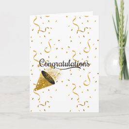 Tarjeta Saludo elegante (felicitaciones)