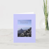 Saludo en blanco de Mustard Seed Faith Blank