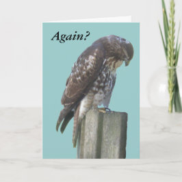 Tarjeta - Saludo - Falcon retrasado