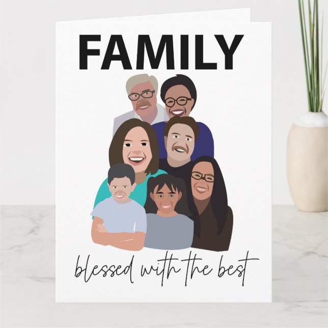 Tarjeta Saludo familiar de la Reunión de Guay (Anverso)