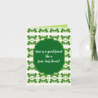 Saludo gracioso del "Día de San Patricio"