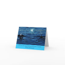 Saludo inspirador del mar Starlight de ballena ase