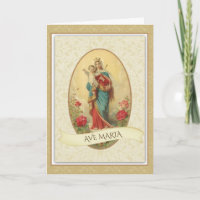 SALUDO MARIA en la VIRGEN BENDECIDA LATÍN JESÚS