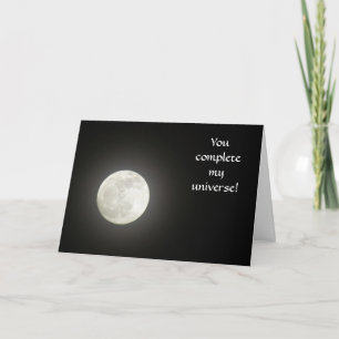 Tarjeta - saludo - Moon Glow