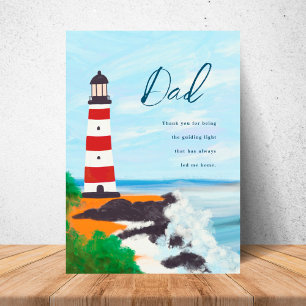 Tarjeta Saludo Personalizado del Día del Padre Faro
