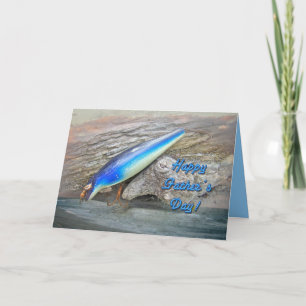 Tarjeta Saludo por el Día del Padre - Lujo de la pesca de 