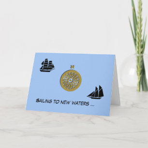 Tarjeta - Saludo - Vela a nuevas aguas