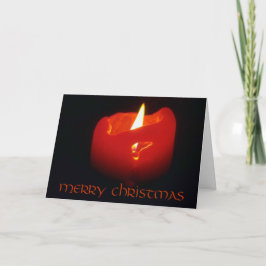 Tarjeta - Saludo - velas de Navidades