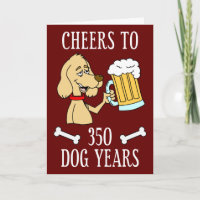 Saludos a 350 años de perro 50 cumpleaños