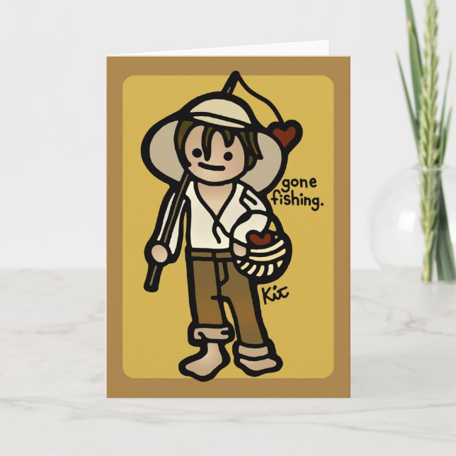 Tarjeta saludos amables. (Anverso)