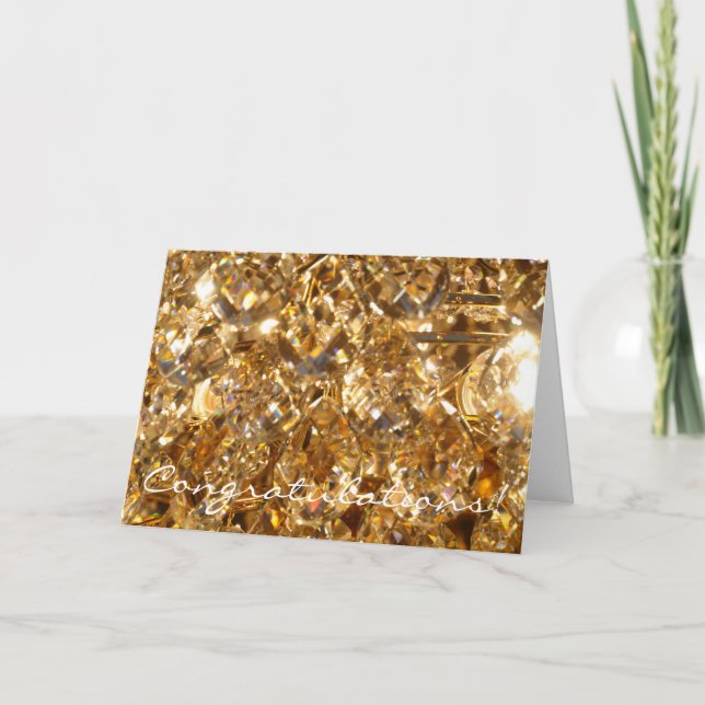 Tarjeta Saludos brillantes (Anverso)