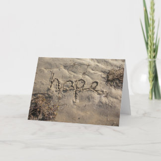 Tarjeta Saludos Ccard de la esperanza