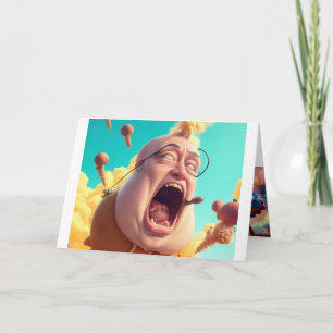 Tarjeta Saludos cósmicos de los extranjeros de Farting Wei