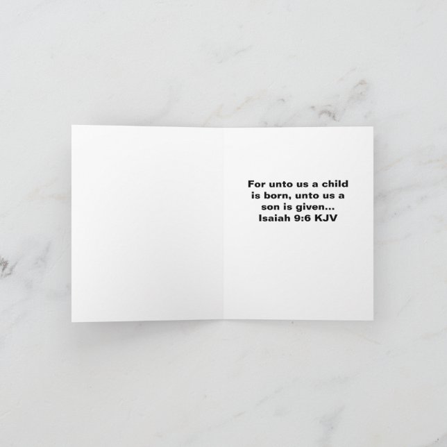 Tarjeta Saludos de 4" x 5,6" de la estación plegada (Interior)