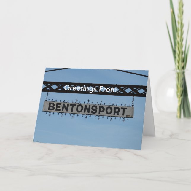 Tarjeta Saludos de Bentonsport (Anverso)