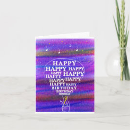 Tarjeta Saludos de Birday Balloon