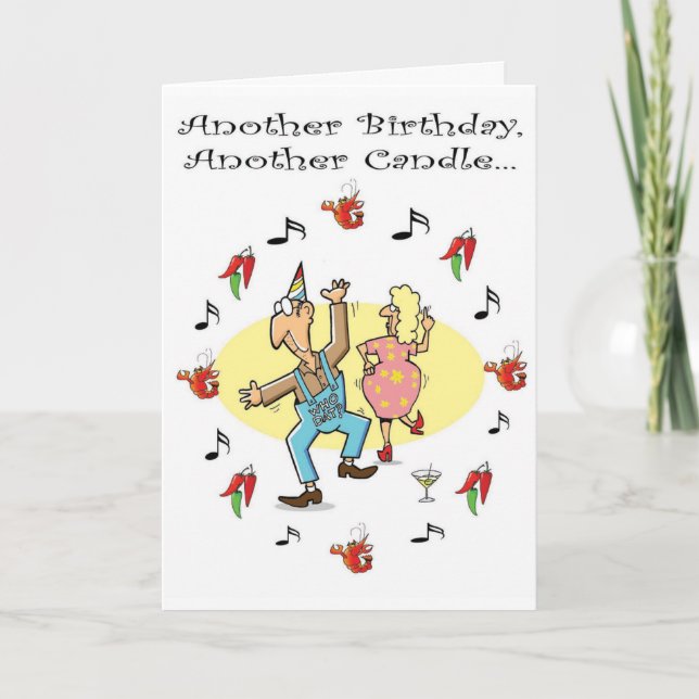 Tarjeta Saludos de Cajun (Anverso)