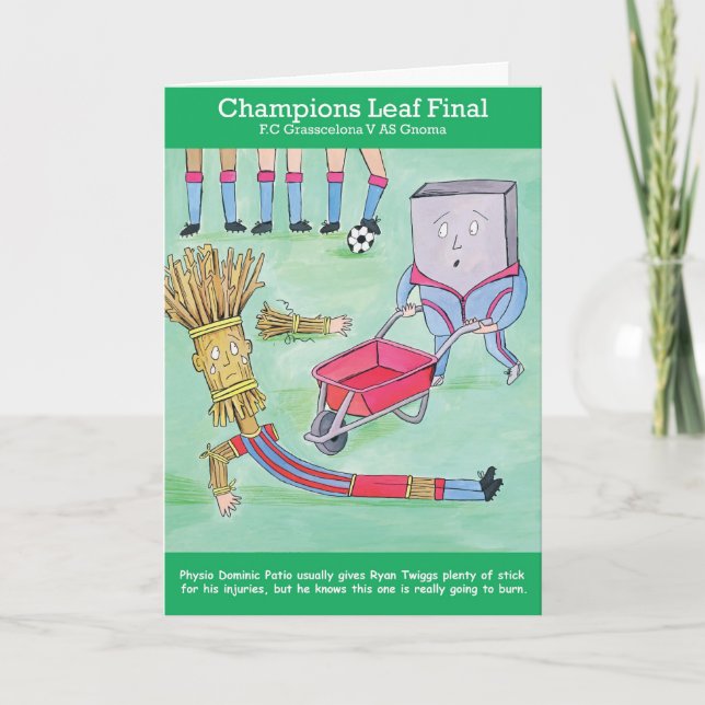 Tarjeta Saludos de Champions Leaf (Anverso)