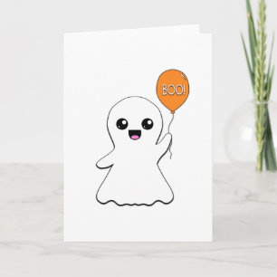 Tarjeta Saludos de Fantasmas Amigables