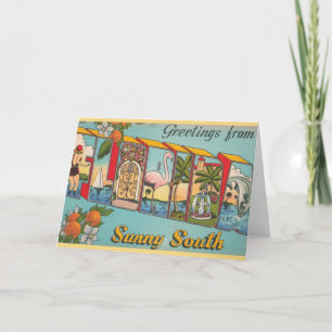 Tarjeta Saludos de Florida Seasons