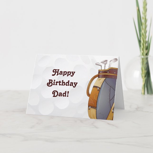 Tarjeta Saludos de golf (Anverso)