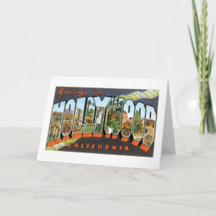 Tarjeta ¡Saludos de Hollywood!