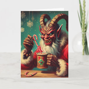 Tarjeta Saludos de Krampus 