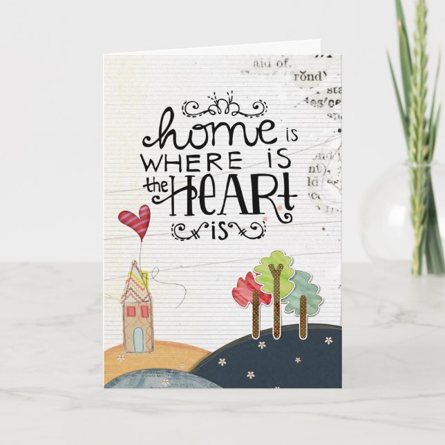 Tarjeta saludos de la adopción (Anverso)