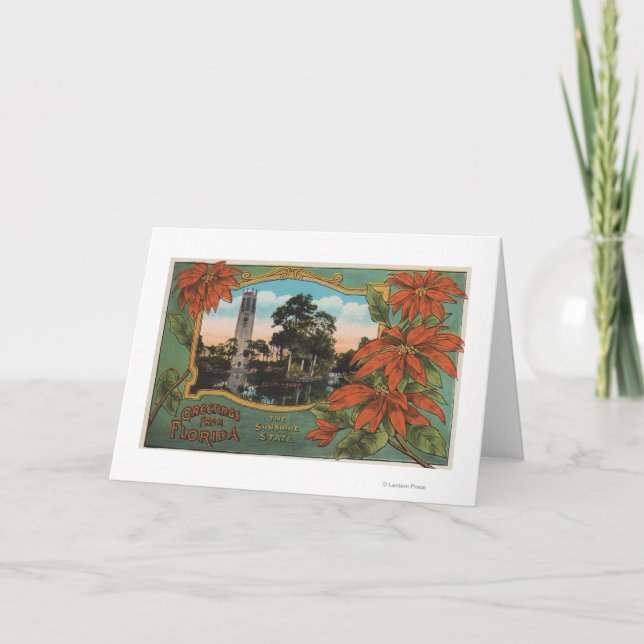 Tarjeta Saludos de la Florida el estado del sol (Anverso)